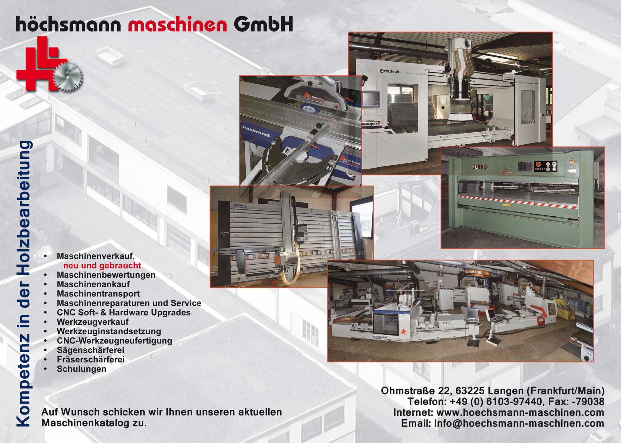 Flyer Kataloge GMC Fabbri Ankauf Maschinenkatalog