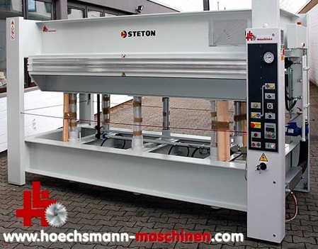 Steton Furnierpresse P 120c, Holzbearbeitungsmaschinen Hessen Höchsmann