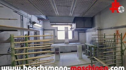 Berkmann unterflur Farbnebelabsauganlage, gebrauchte Holzbearbeitungsmaschinen Neumaschinen Hessen Höchsmann Langen
