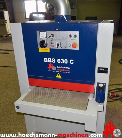 Holzkraft Breitbandschleifmaschine BBS-630 C, gebrauchte Holzbearbeitungsmaschinen Neumaschinen Hessen Höchsmann Langen