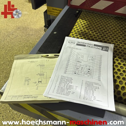 OTT Breitbandschleifmaschine Alphatronic 1380, Holzbearbeitungsmaschinen gebrauchte und neue, Hessen, Höchsmann, Langen